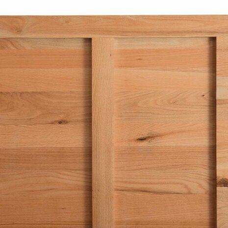 Eettafel met natuurlijke rand 220x80x74 cm massief eikenhout 9