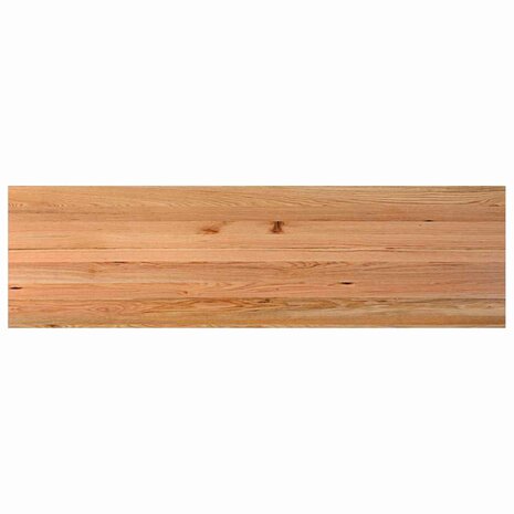 Eettafel rechthoekig 280x80x74 cm massief eikenhout lichtbruin 7