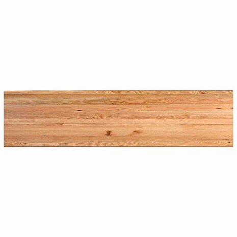 Eettafel met natuurlijke rand 320x80x74 cm massief eikenhout 6