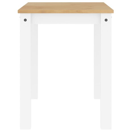 Eettafel Panama 117x60x75 cm massief grenenhout wit 5