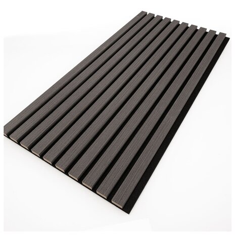 WallArt Akupanelen 4 st akoestisch askleurig eiken 6