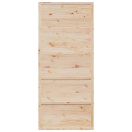 Schuifdeur 90x208 cm massief grenenhout 4