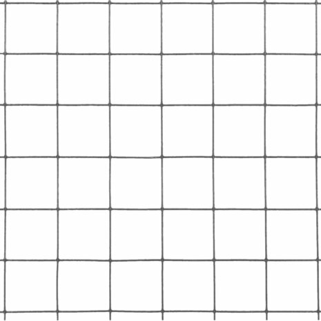 Kippengaas 25x0,5 m staal met PVC coating grijs 4