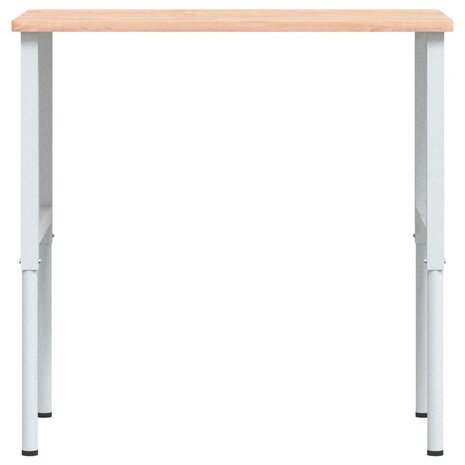Werkbank rechthoekig 100x60x(71,5-98) cm massief beukenhout 4
