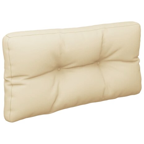 Palletkussen 80x40x12 cm stof beige 4