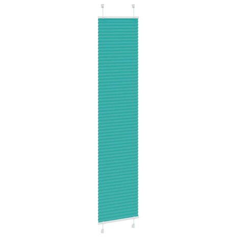Plissé rolgordijn 40x200 cm stofbreedte 39,4 cm petrol groen 3