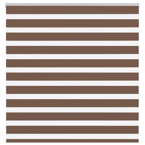 Zebra rolgordijn 145x150 cm stofbreedte 140,9cm polyester bruin 1