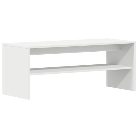 Tv-meubel 100x40x40 cm bewerkt hout wit 7