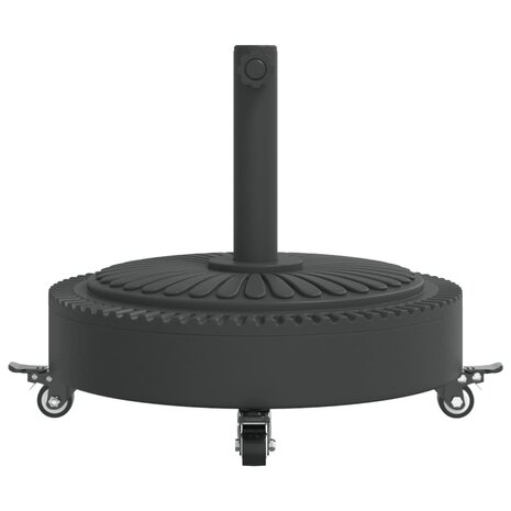 Parasolvoet met wielen voor stok van Ø38 / 48 mm 27 kg rond 4