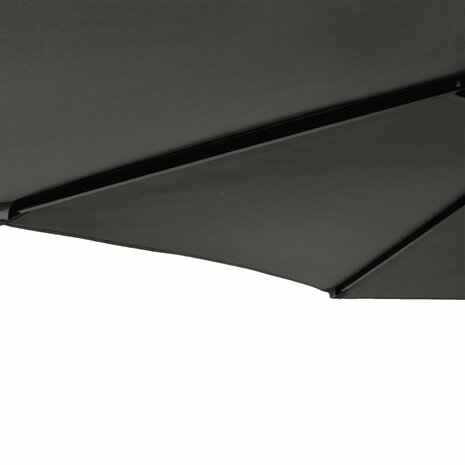 Parasol met stalen paal 225x225x212 cm antracietkleurig 8
