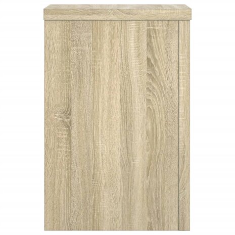 Plantenstandaards 2 st 20x20x30 cm bewerkt hout sonoma eiken 5