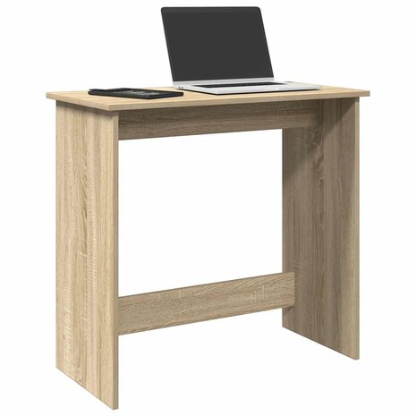 Bureau 80x40x75 cm bewerkt hout sonoma eikenkleurig 1