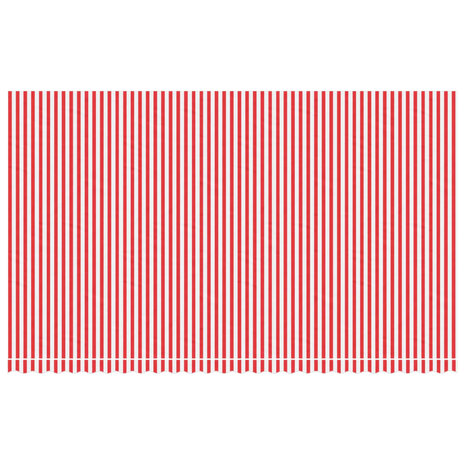 Vervangingsdoek voor luifel gestreept 6x3,5 m rood en wit 3
