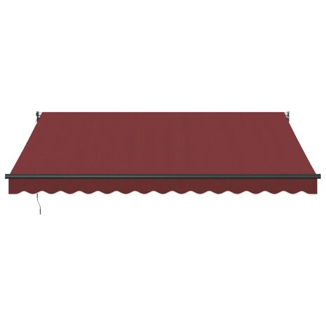 Luifel automatisch uittrekbaar 400x300 cm bordeauxrood 3