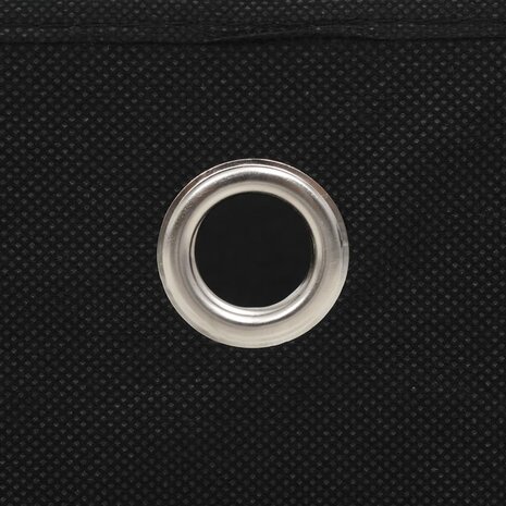 Opbergboxen 10 st 28x28x28 cm nonwoven stof zwart 6