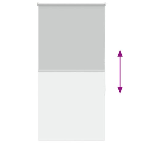 Rolgordijn verduisterend 80x175cm stofbreedte 75,7 cm polyester 9