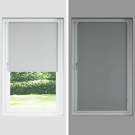 Rolgordijn verduisterend 80x130 cm stofbreedte 75,7cm polyester 9