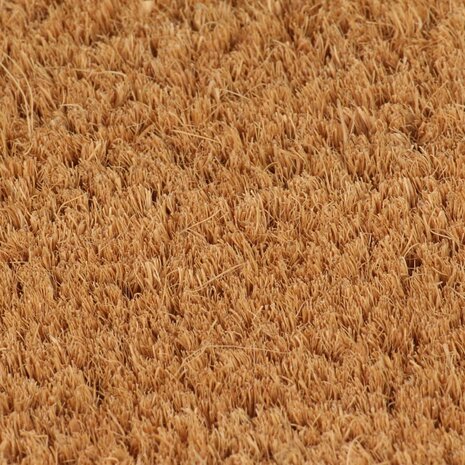 Deurmat halfrond 60x90 cm getufte kokosvezel naturel 4