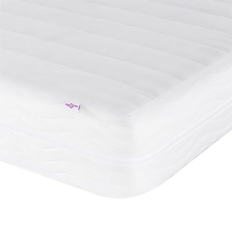 Bed met matras kunstleer zwart 180x200 cm 9