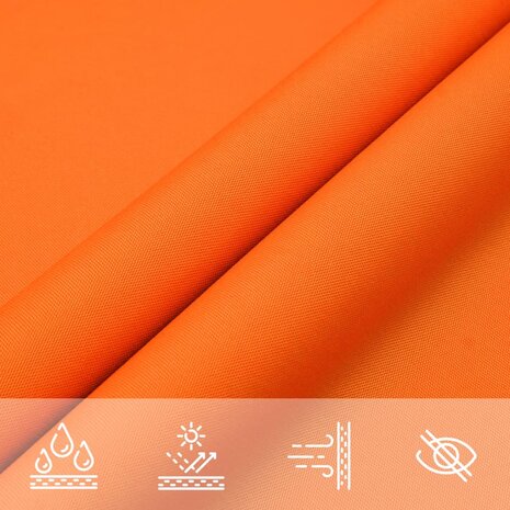 Schaduwdoek rechthoekig 2x2,5 m oxford stof oranje 8
