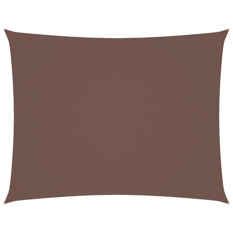 Zonnescherm rechthoekig 3x6 m oxford stof bruin 2