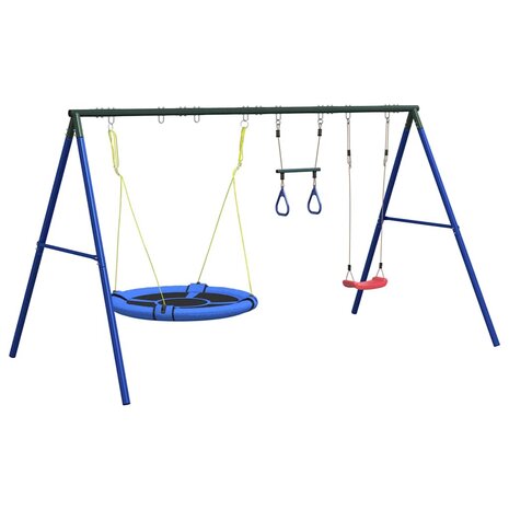 Schommelset met schommel, trapeze en nestschommel 5