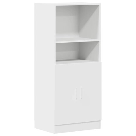 Keukenkast 57x41,5x131,5 cm bewerkt hout wit 2