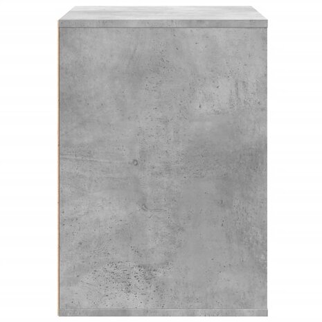 Ladekast 80x41x58 cm bewerkt hout betongrijs 6