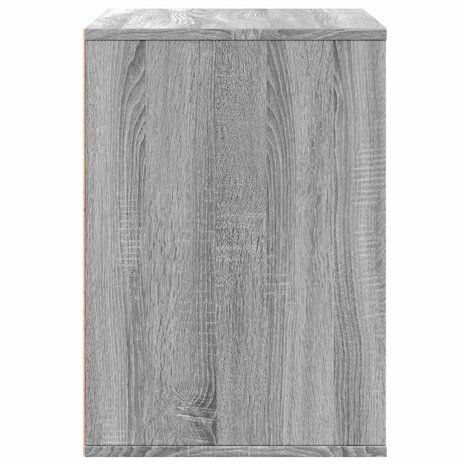 Ladekast 80x41x58 cm bewerkt hout grijs sonoma eikenkleurig 6