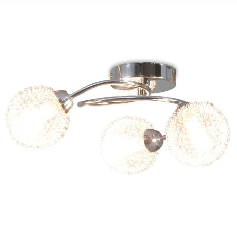 Plafondlamp met 3 LED-lampen G9 120 W 3