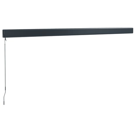 Luifel uittrekbaar 4x3 m stof en aluminium blauw en wit 6