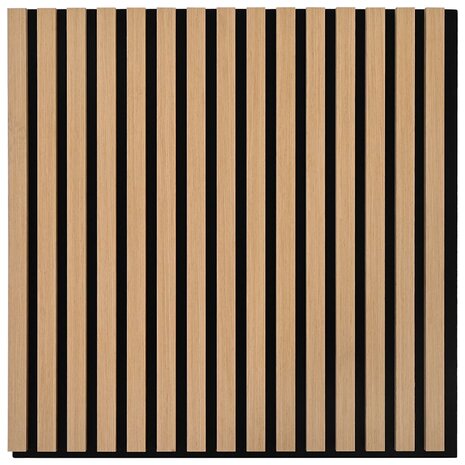 Akoestische wandpanelen 2 st latten 60,5x60 cm eikenfineer 6
