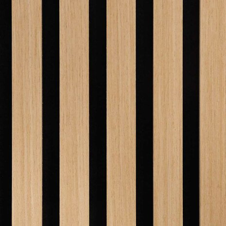 Akoestische wandpanelen 2 st latten 60,5x60 cm eikenfineer 9