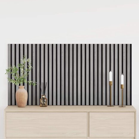Akoestische wandpanelen 2 st latten 60,5x60 cm eikenfineer 1