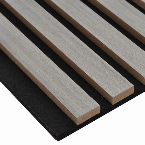 Akoestische wandpanelen 2 st latten 60,5x60 cm eikenfineer 8