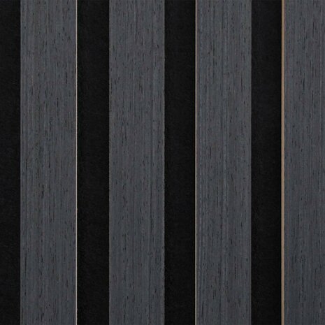 Akoestische wandpanelen 8 st latten 60,5x60 cm eikenfineer 9