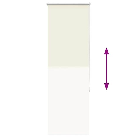 Rolgordijn verduisterend 55x130 cm stofbreedte 50,7cm polyester 5
