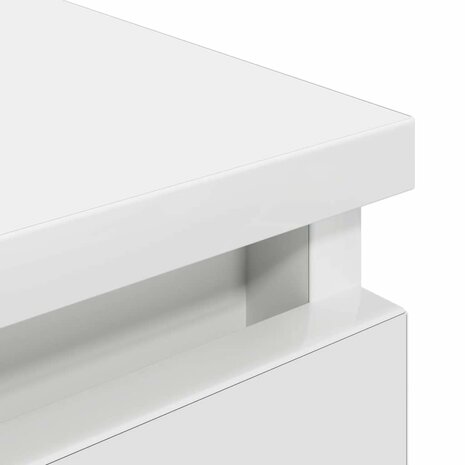 Tv-meubel 100x35x54 cm bewerkt hout wit 9