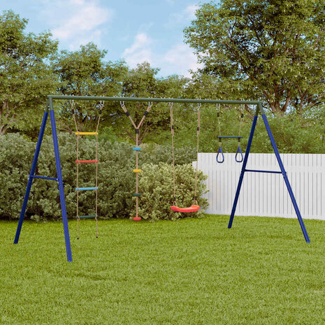 Schommelset met schommel, trapeze, ladder en klimtouw 1