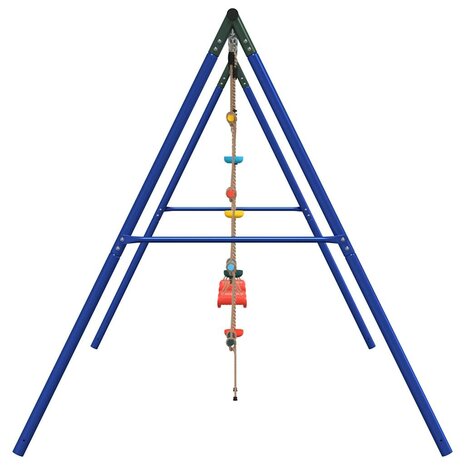Schommelset met schommel, trapeze, ladder en klimtouw 4