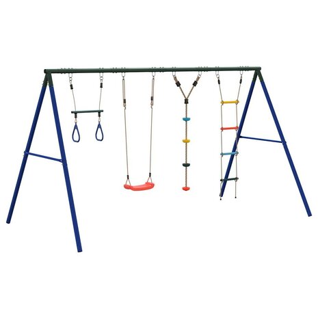 Schommelset met schommel, trapeze, ladder en klimtouw 5