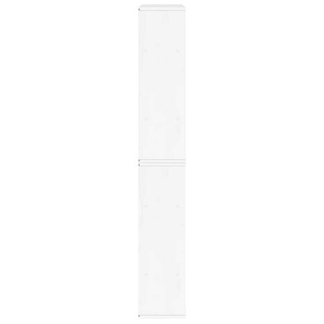 Bijzetkasten 5 st 40x24x79 cm massief grenenhout wit 7