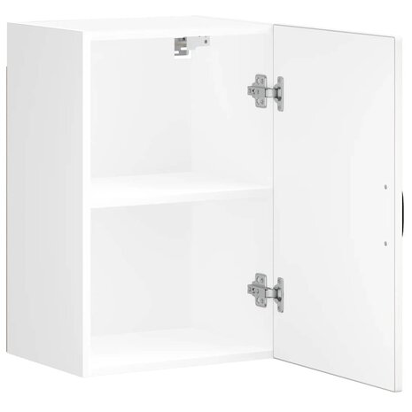 Keukenwandkast Lucca bewerkt hout wit 6