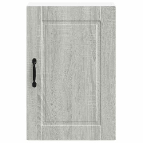 Keukenwandkast Porto bewerkt hout grijs sonoma eiken 5