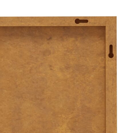 Wanddecoratie tuin bamboe-ontwerp 105x55 cm cortenstaal 7