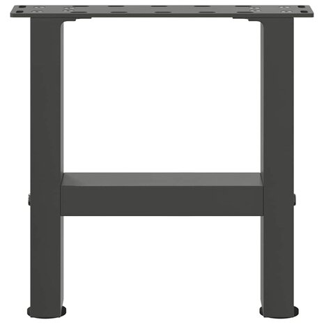 Salontafelpoten 2 st 30x(30-31) cm staal antracietkleurig 4