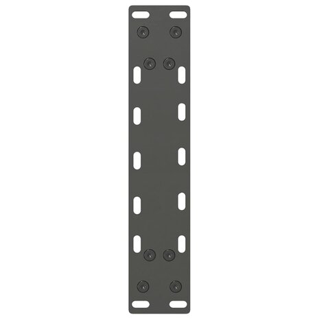 Salontafelpoten 2 st 30x(30-31) cm staal antracietkleurig 7
