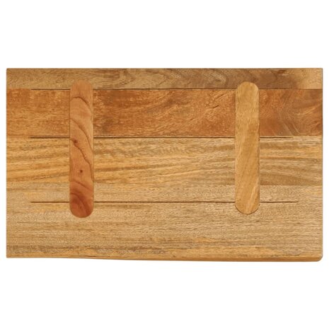 Tafelblad met natuurlijke rand 50x30x2,5 cm massief mangohout 5