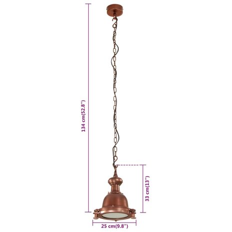 Hanglamp 25x25x134 cm aluminium 8