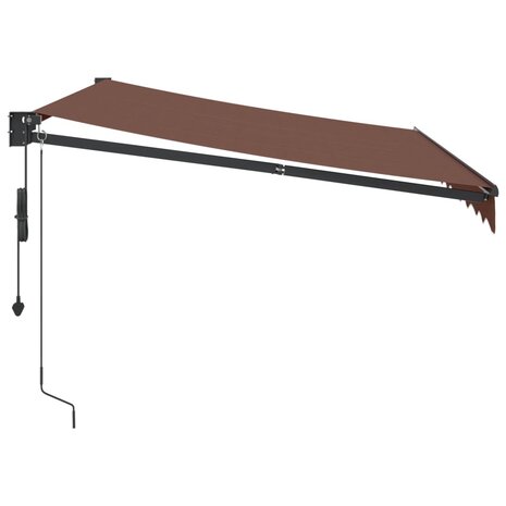 Luifel automatisch uittrekbaar 300x250 cm bruin 4